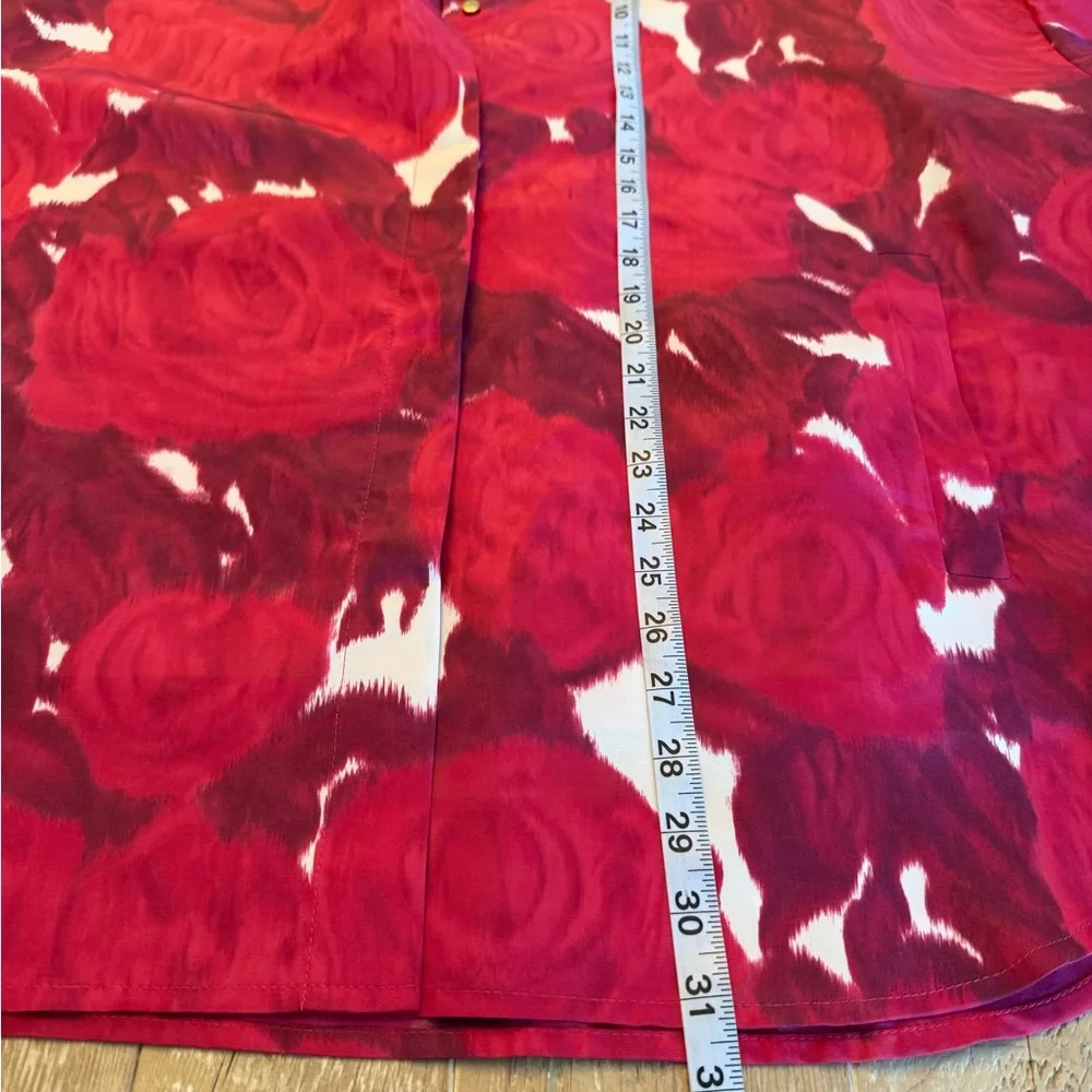 VALENTINO GARAVANI
Rose-Print Button Down Shirt Jacket It38 NWT - Picture 11 of 14